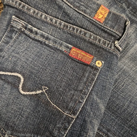 7 For All Mankind Women's Skinny Jeans - Picture 4 of 5